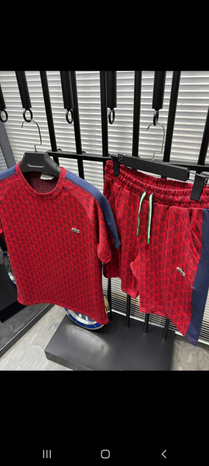 Conjuntos Cortos Lacoste primavera verano