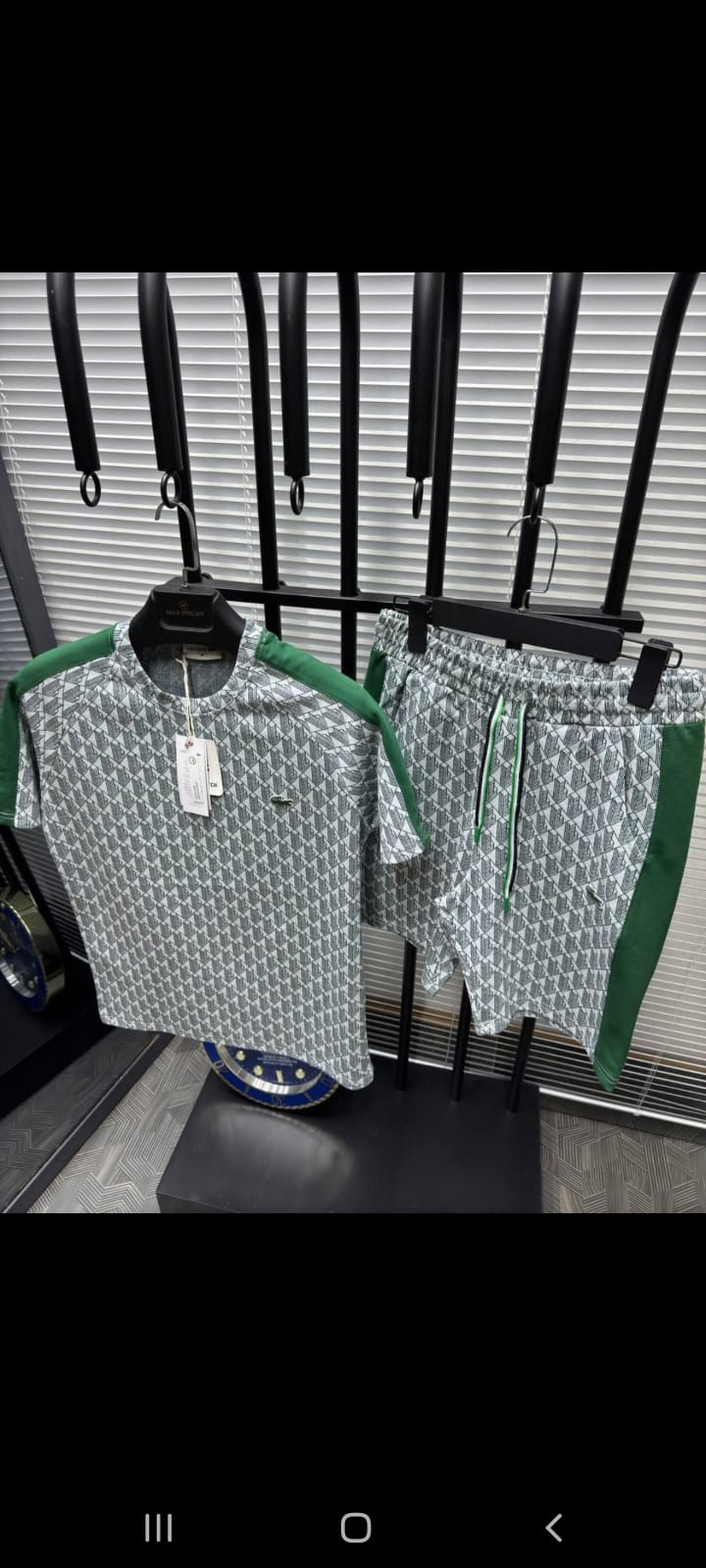 Conjuntos Cortos Lacoste primavera verano