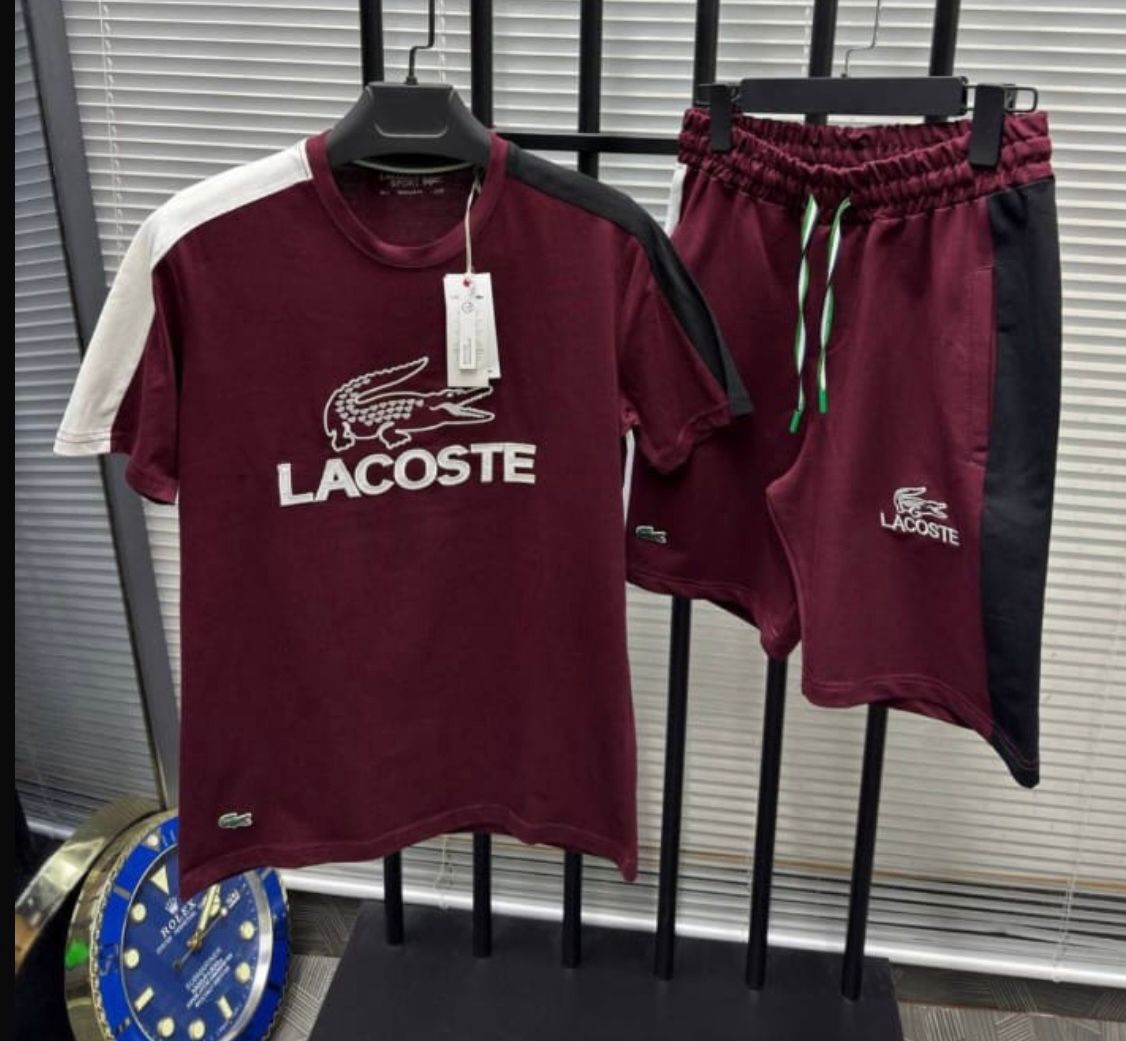 Conjuntos Cortos Lacoste primavera verano