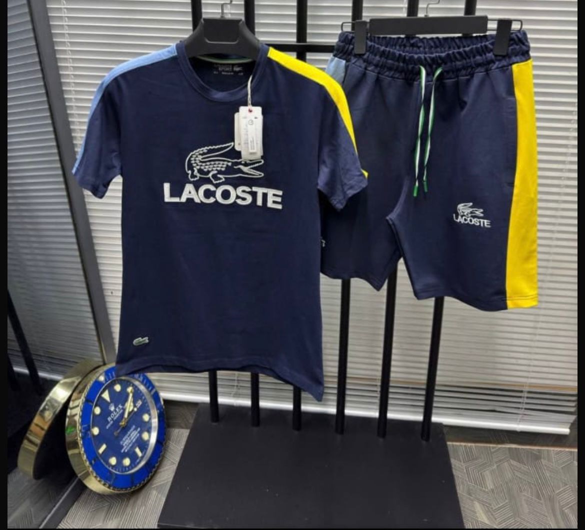 Conjuntos Cortos Lacoste primavera verano