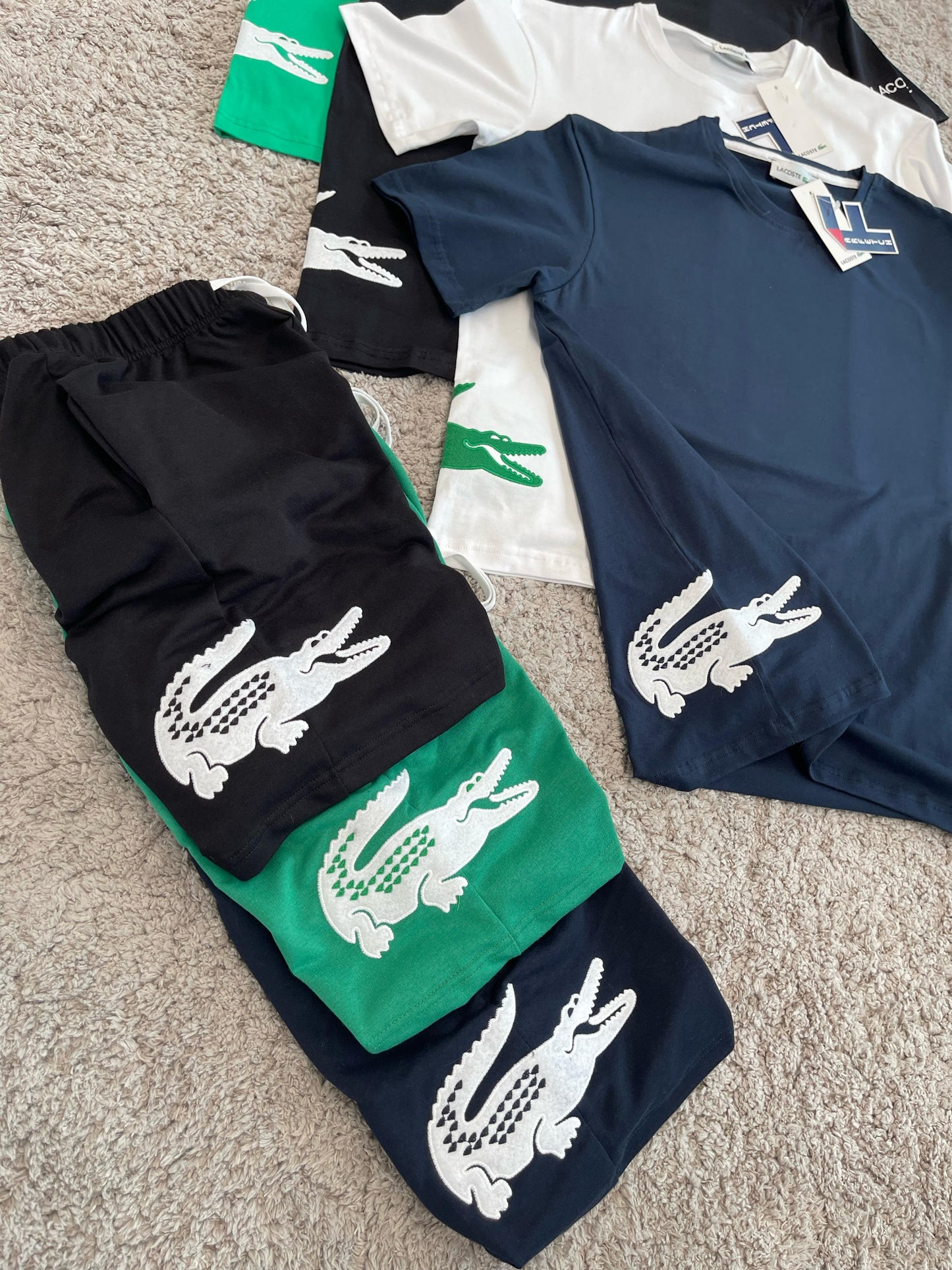 Conjuntos Cortos Lacoste primavera verano